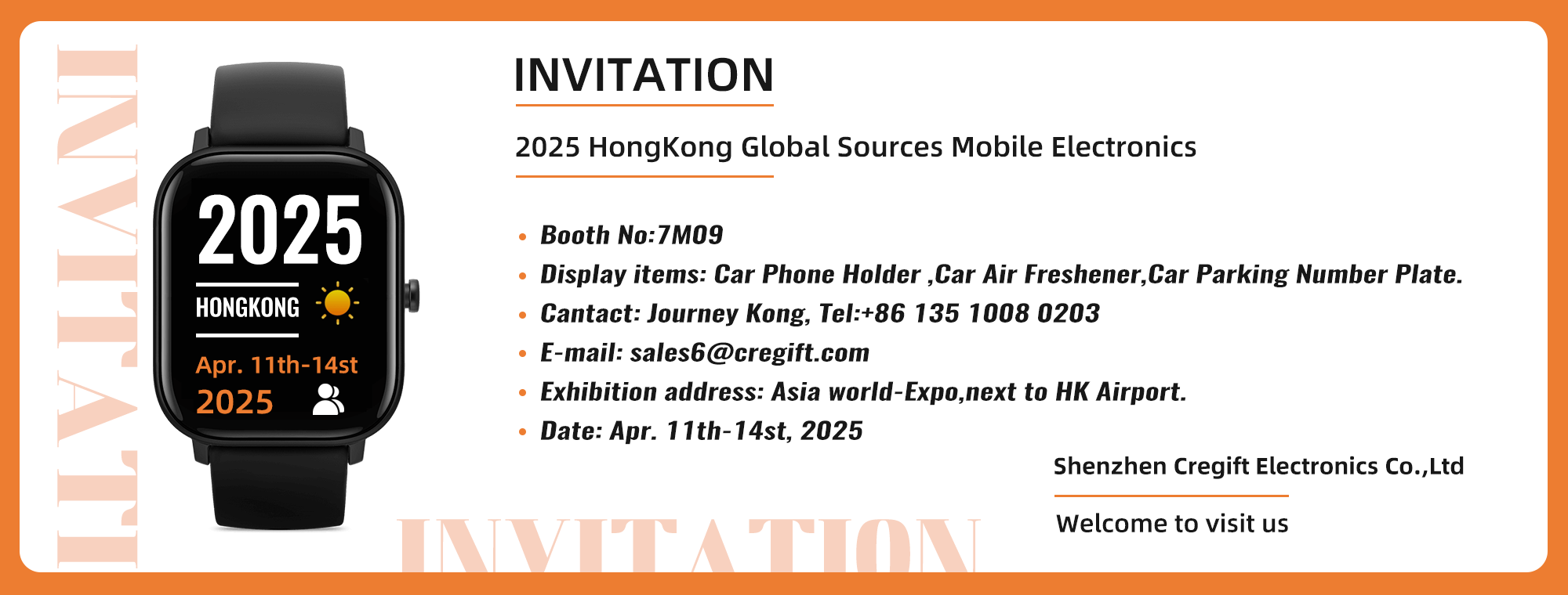 Welcome to visit us on Hong Kong Exibition